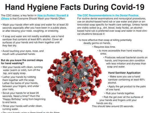 Hand Hygiene During Covid-19 Pandemic – EDSDental